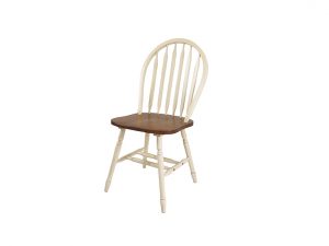 Sparta Solid Wood Dining Chair – Antique Dark Oak Finish