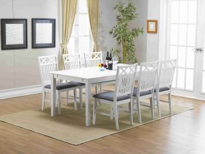 Visby Solid Wood Dining Set