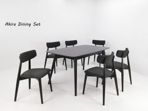 Akira Solid Wood Dining Set