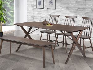 Norn Chair Bench Larson Table 1800 6-Seater Set