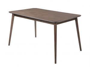 Dinsor Solid Wood Dining Table - Rustic Brown